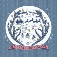 elegant Christmas illustration N2
