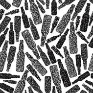 Pub theme seamless background Beer bottles pattern N2
