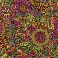 floral ornamental seamless pattern N16