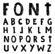 sketch alphabet Hand drawn N13