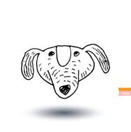 dog icon - illustration N94