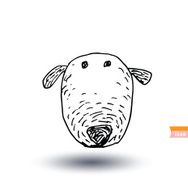 dog icon - illustration N95
