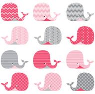 Cute Pink Whale