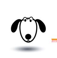 dog icon - illustration N96