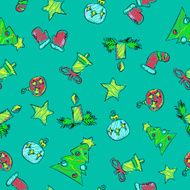 Christmas seamless pattern N70
