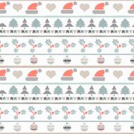 Christmas seamless boarders design