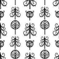 Seamless pattern with Christmas trees N8