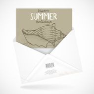 Postal Envelopes With Greeting Card N7