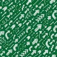 Seamless background of hand drawn arrows N16