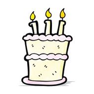 Cartoon Birthday Cake N62