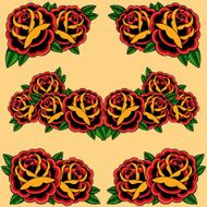 Roses frame