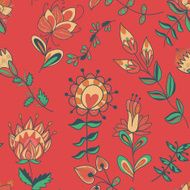 Seamless texture with flowers N59