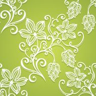 Seamless Floral Pattern (Vector) N79