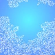 border with abstract hand-drawn pattern N28