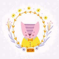 Cute cat illustration N2