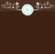 Scroll brown background