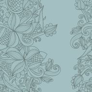 border with abstract hand-drawn pattern N30