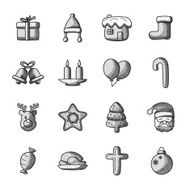 Christmas Drawing Icons N2
