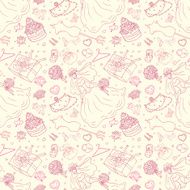 Seamless wedding patterns N17