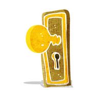 cartoon door knob N26
