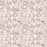 Women handbags Seamless pattern N10