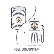 Oil Barrel and Fuel Pump Symbol