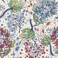 Vector floral seamless pattern N18