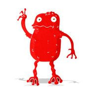 cartoon poisonous frog N16