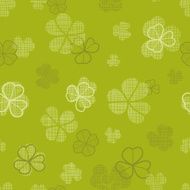 green clover textile texture seamless pattern background