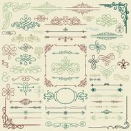 Hand drawn design elements N22