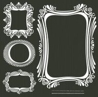 Hand drawn label collection N4