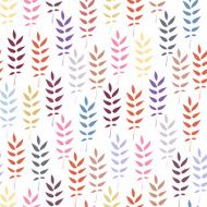 vector seamless pattern with leaves N18