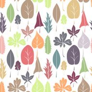 vector seamless pattern with leaves N20