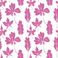 vector seamless pattern with leaves N21