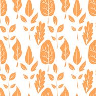 vector seamless pattern with leaves N22