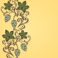 Vector Colored Floral Background N46
