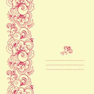 Vertical seamless pattern