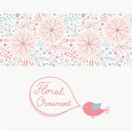 Seamless floral ornament N5