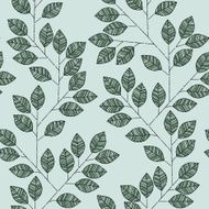 Branch seamless pattern