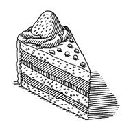 Piece Of Cake Drawing N2