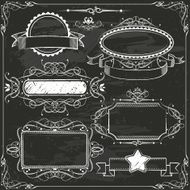Chalkboard Handdrawn Design Elements