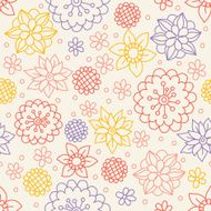 floral seamless pattern N133