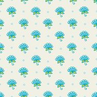 Seamless pattern with flowers N23