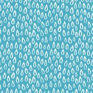 Seamless pattern of raindrops