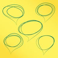 Doodle Speech Bubbles N4