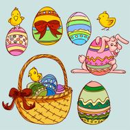 Easter holiday in colour