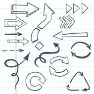 Set of arrows N18
