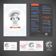 Set menu template N2