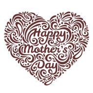 Mothers Day background with Happy Mother&#039;s day lettering