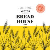 Bread design template Vector illustration N2